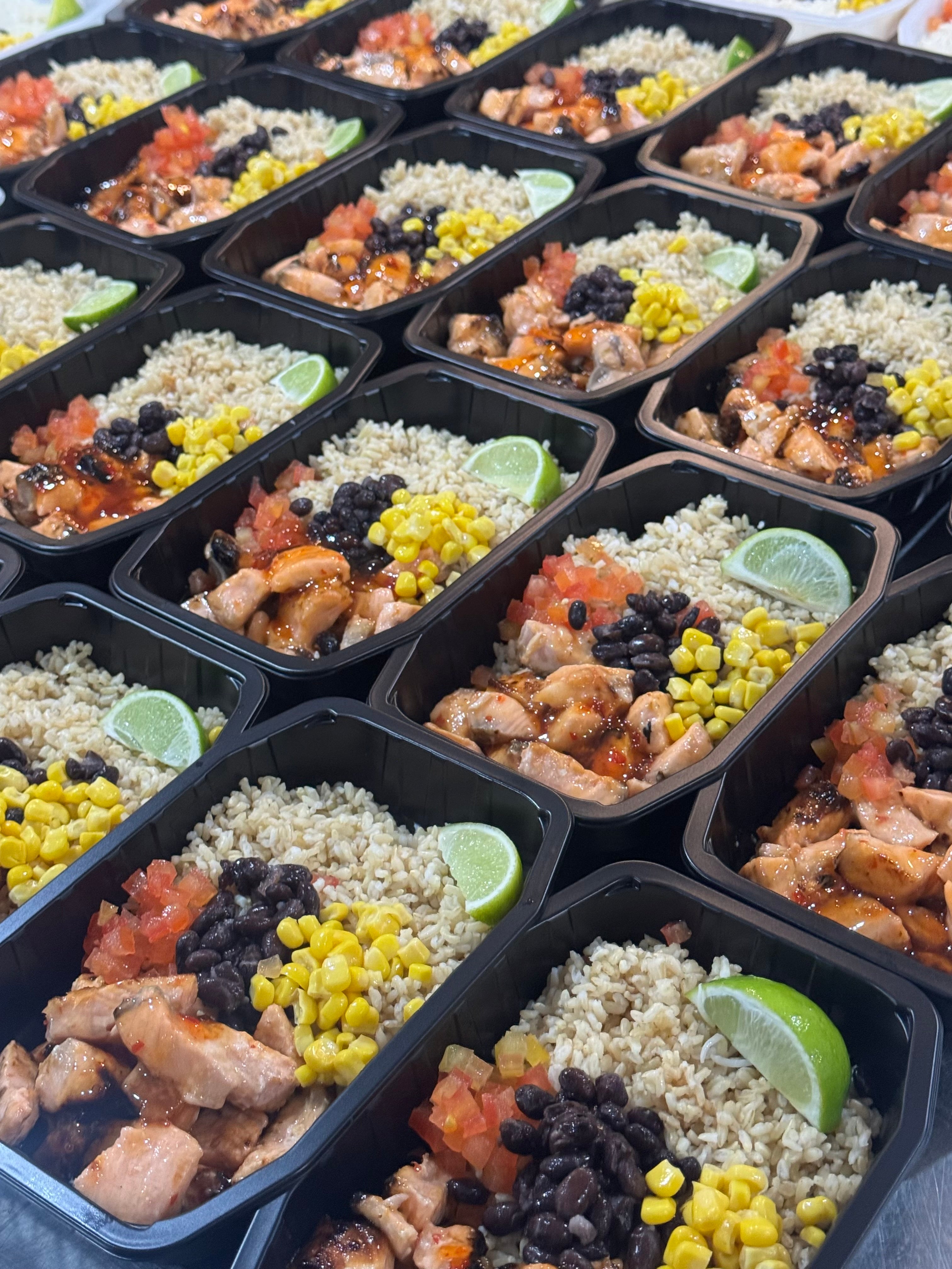 Salmon Burrito Bowl