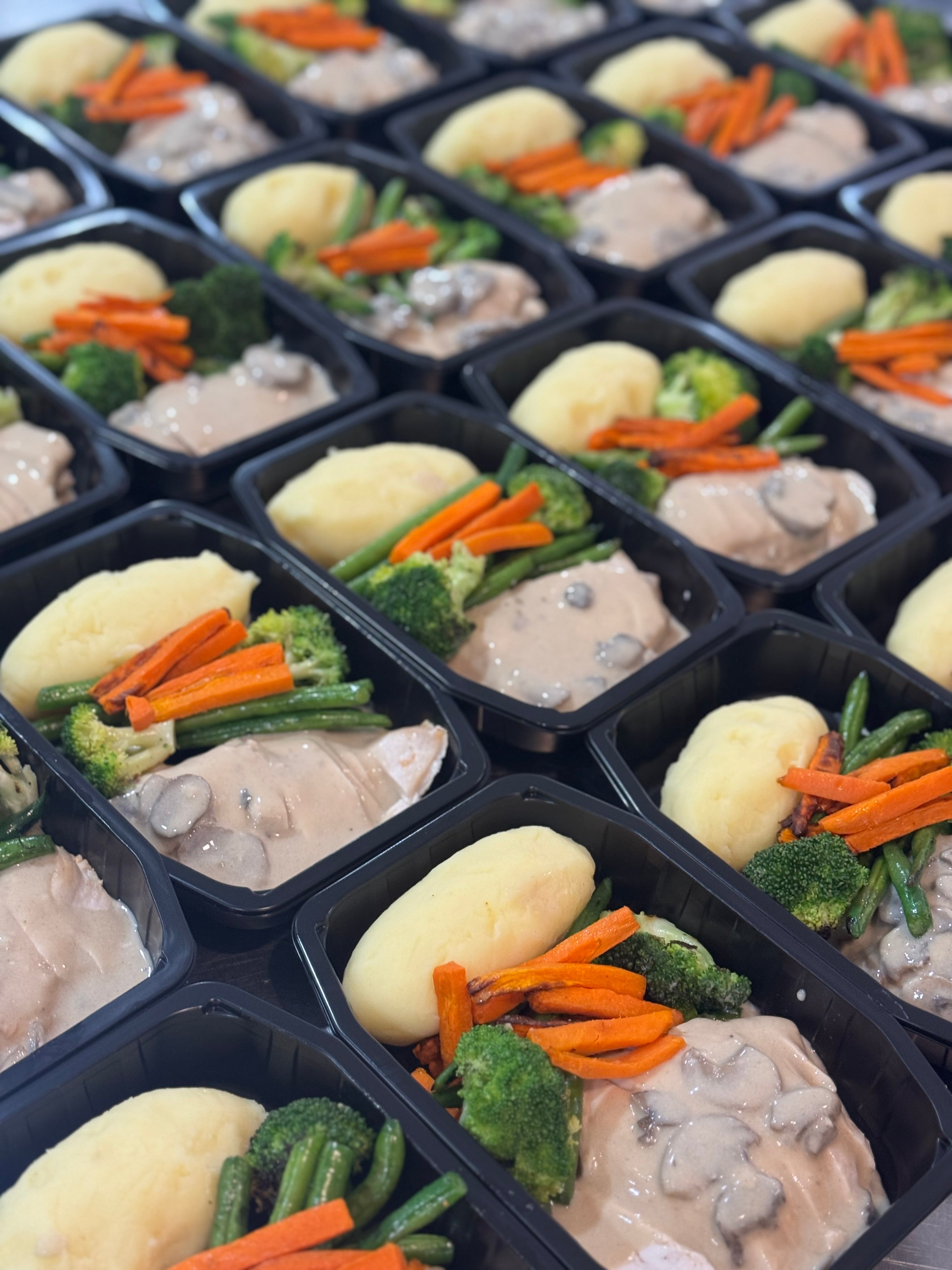 Oven Baked Chicken Breast with Mushroom Sauce