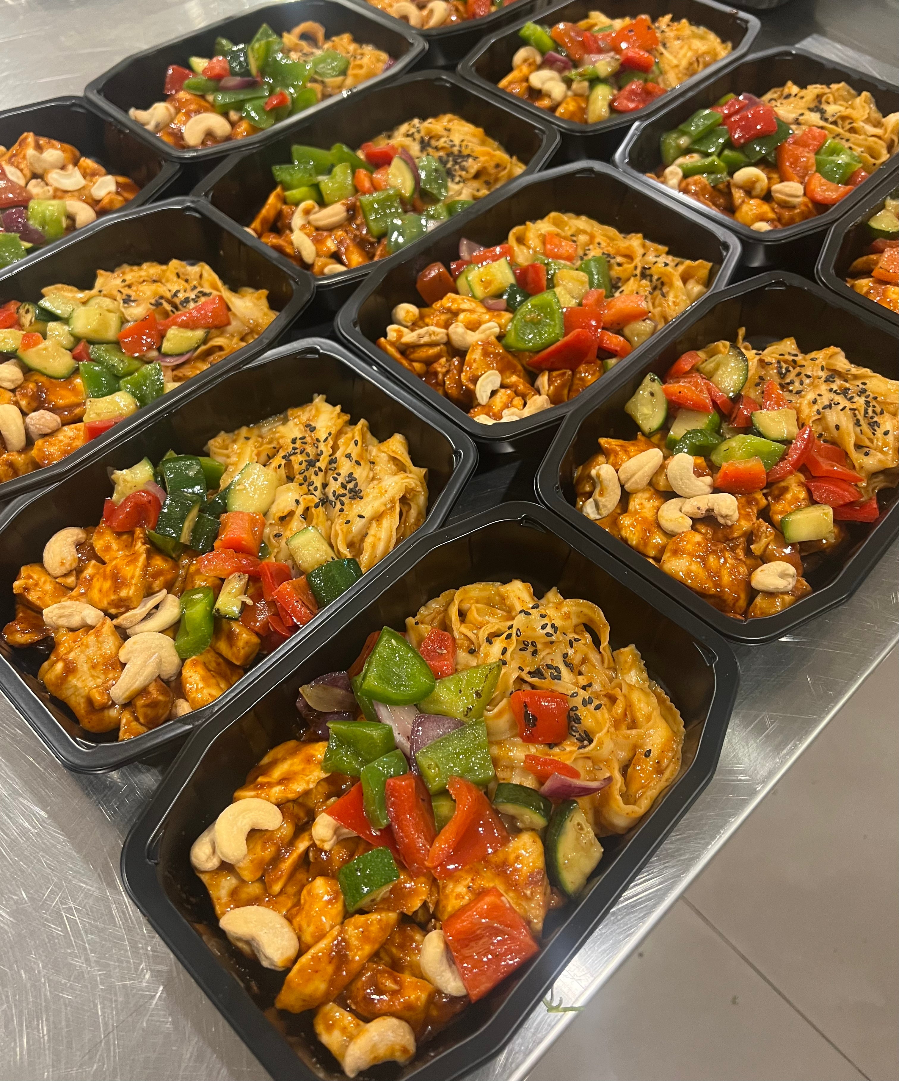Spicy Chicken Noodle Stir Fry