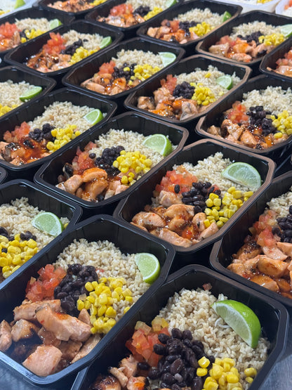 Salmon Burrito Bowl