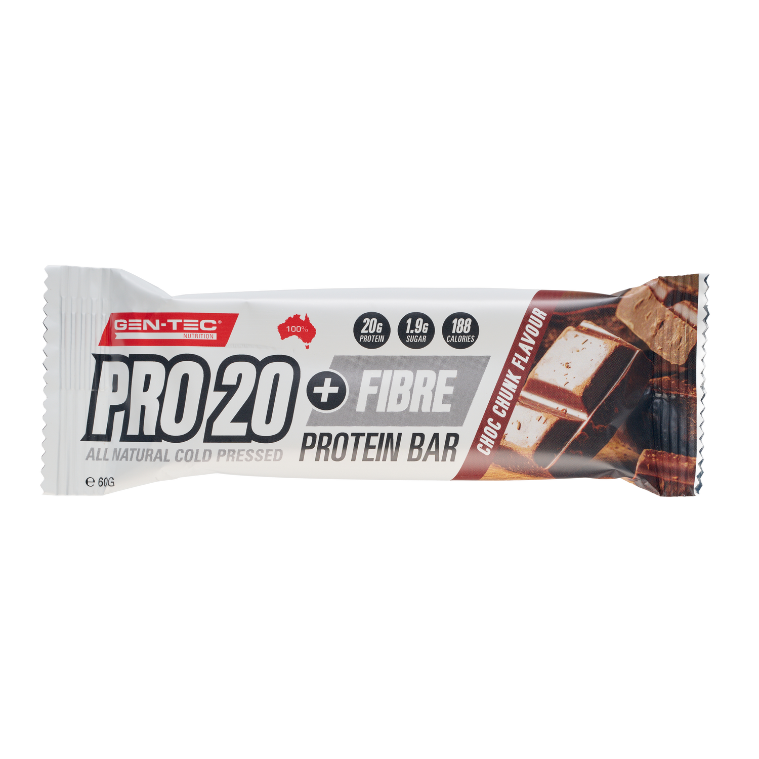Gen-Tec® PRO 20 PROTEIN BAR CHOC CHUNK