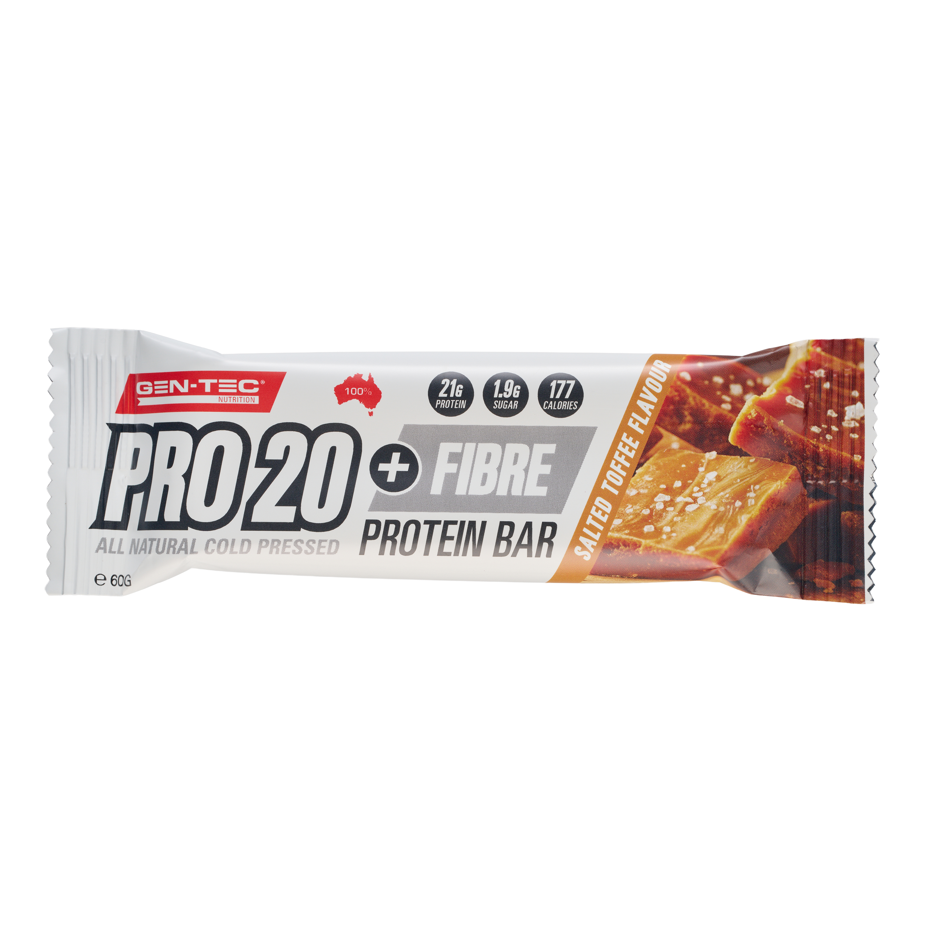Gen-Tec® PRO 20 PROTEIN BAR SALTED TOFFEE